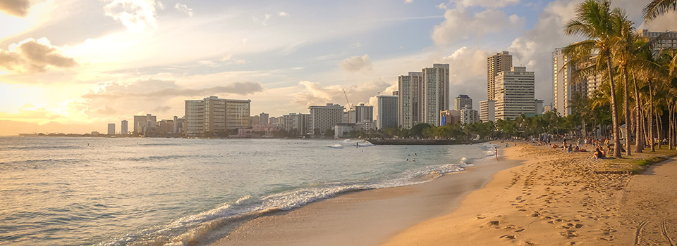 image of waikiki beach.